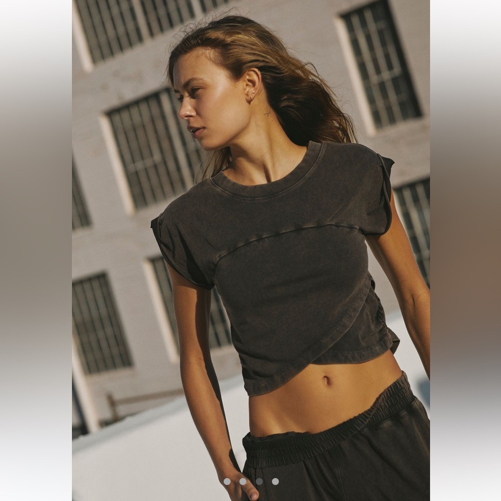 Free People Movement Hot Shot Crossover Set - black, sz small